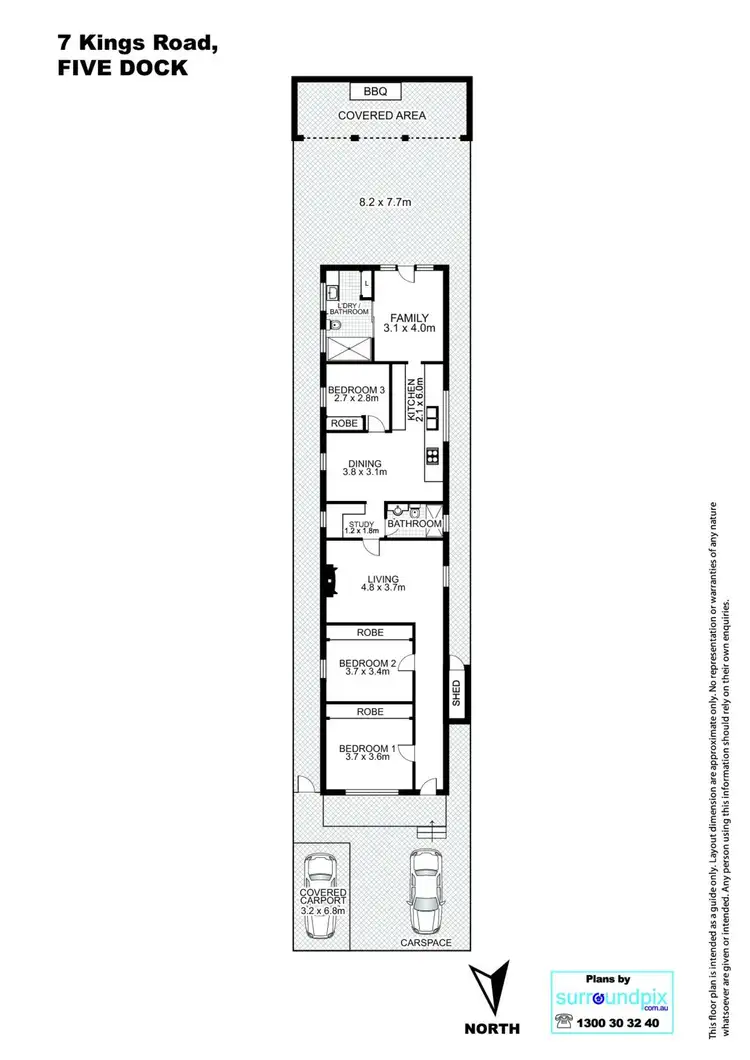 Floorplan of Homely house listing, 7 Kings Road, Five Dock NSW 2046