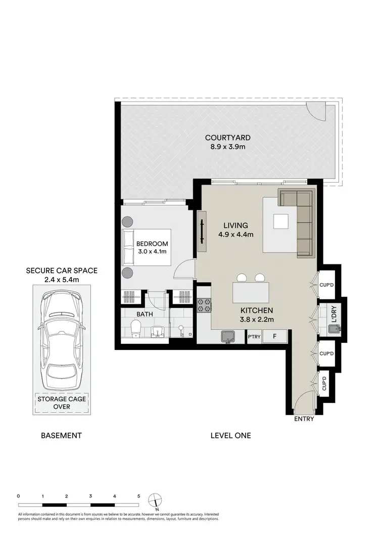 Floorplan of Homely apartment listing, 111/6 Urunga Parade, Miranda NSW 2228