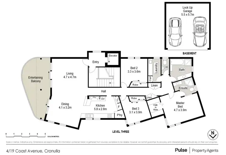 Floorplan of Homely apartment listing, 4/19 Coast Avenue, Cronulla NSW 2230