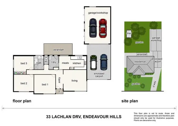 Floorplan of Homely house listing, 33 Lachlan Drive, Endeavour Hills VIC 3802