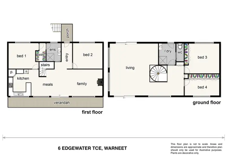 Floorplan of Homely house listing, 6 Edgewater Terrace, Warneet VIC 3980