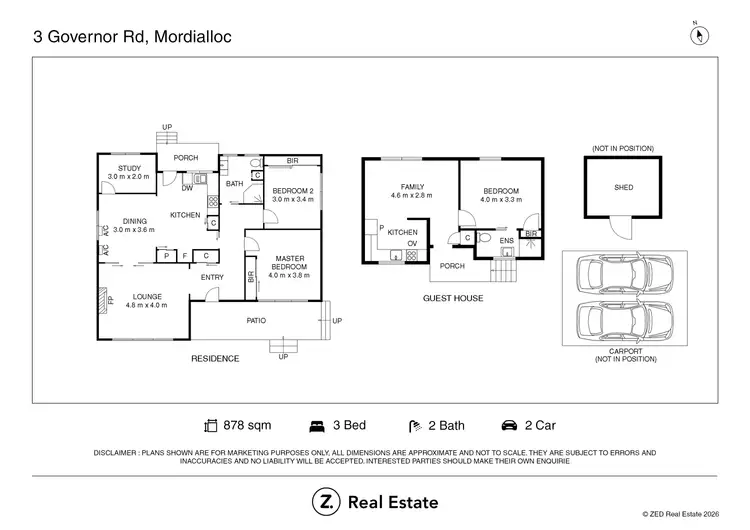Floorplan of Homely house listing, 3 Governor Road, Mordialloc VIC 3195