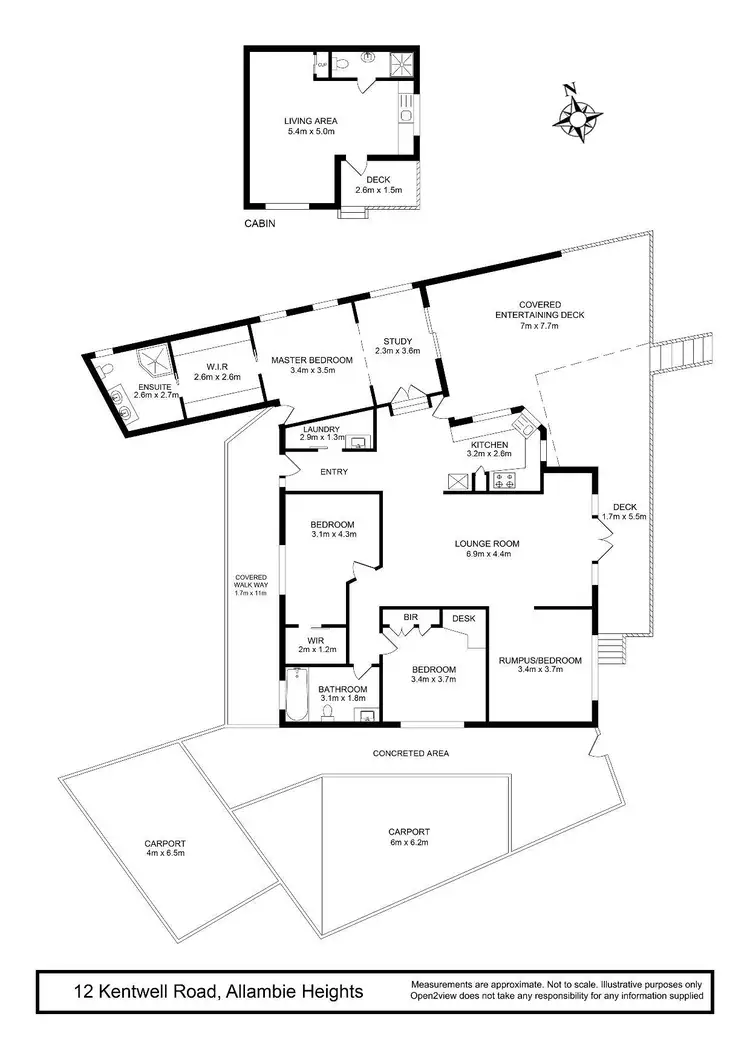 Floorplan of Homely house listing, 12 Kentwell Road, Allambie Heights NSW 2100