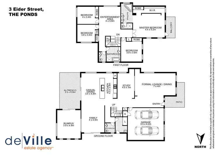 Floorplan of Homely house listing, 3 Eider Street, The Ponds NSW 2769