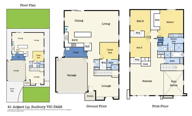 Floorplan of Homely house listing, 41 Argant Loop, Sunbury VIC 3429