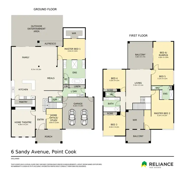Floorplan of Homely house listing, 6 Sandy Avenue, Point Cook VIC 3030