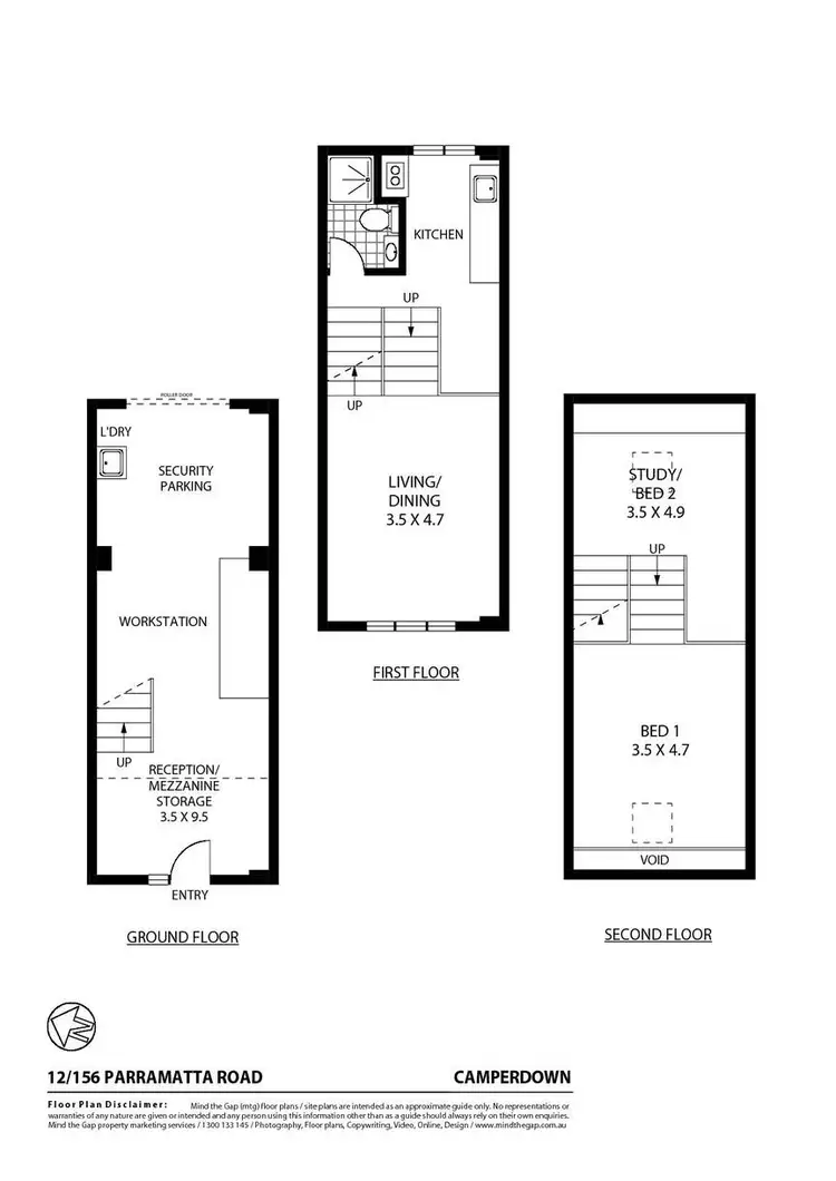 Floorplan of Homely apartment listing, 12/156 Parramatta Road, Camperdown NSW 2050