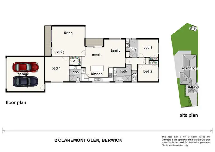 Floorplan of Homely house listing, 2 Claremont Glen, Berwick VIC 3806