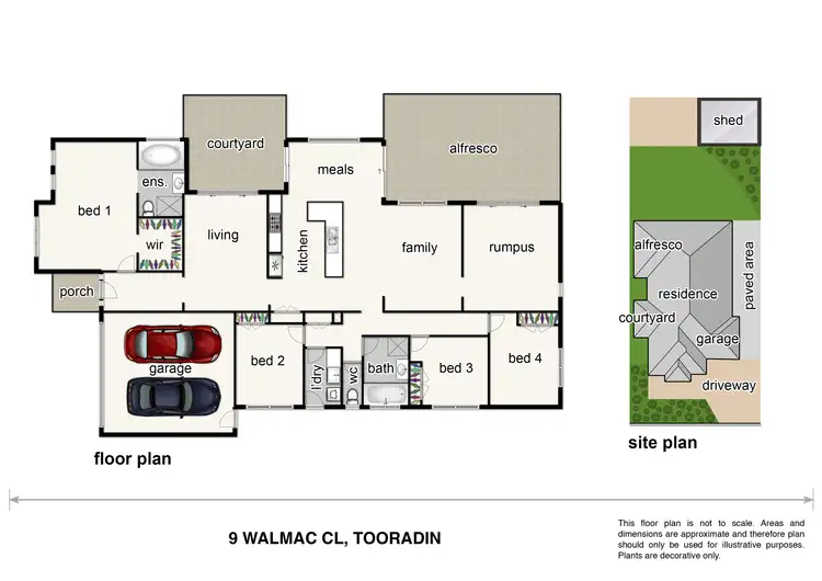 Floorplan of Homely house listing, 9 Walmac Close, Tooradin VIC 3980