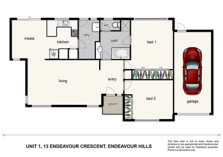 Floorplan of Homely house listing, 1/13 Endeavour Crescent, Endeavour Hills VIC 3802