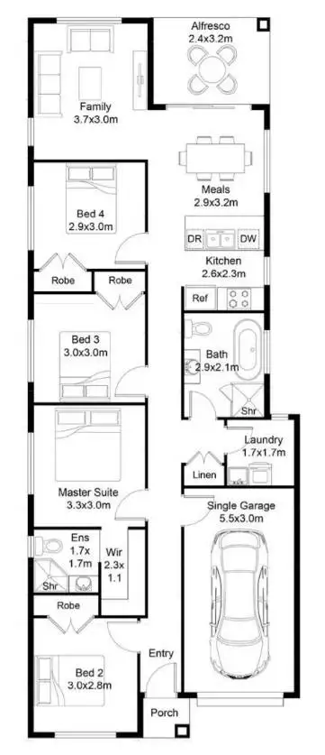 Floorplan of Homely house listing, Address available on request