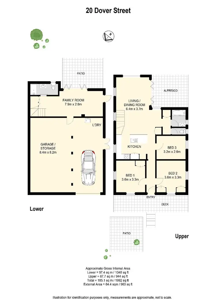 Floorplan of Homely house listing, Dover Street, Red Hill QLD 4059