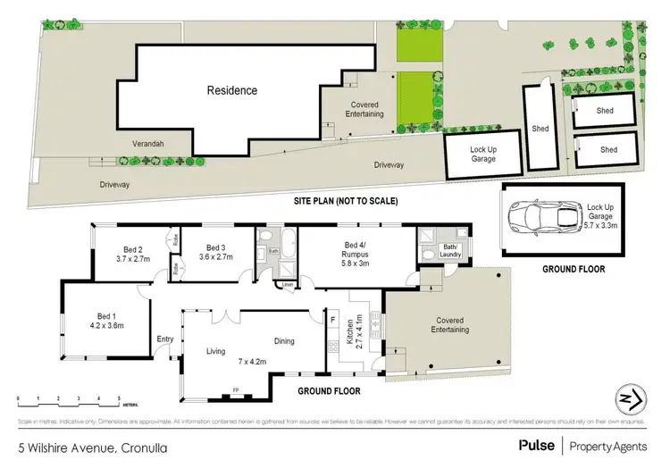 Floorplan of Homely house listing, 5 Wilshire Avenue, Cronulla NSW 2230