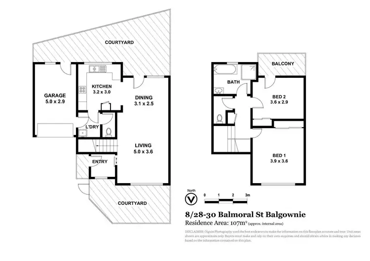 Floorplan of Homely townhouse listing, 8/28-30 Balmoral Street, Balgownie NSW 2519