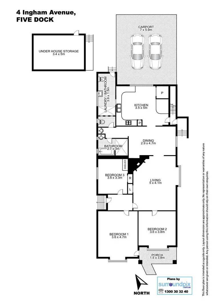 Floorplan of Homely house listing, 4 Ingham Avenue, Five Dock NSW 2046
