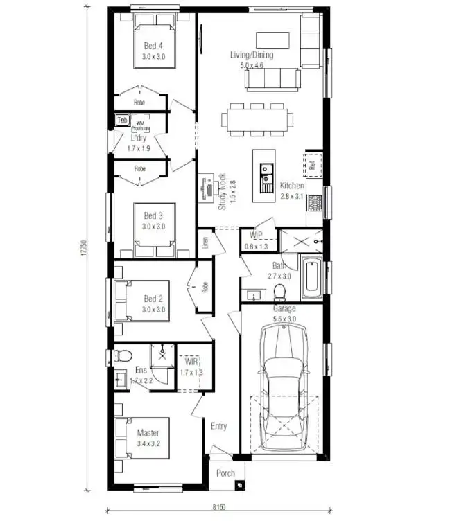 Floorplan of Homely house listing, Address available on request