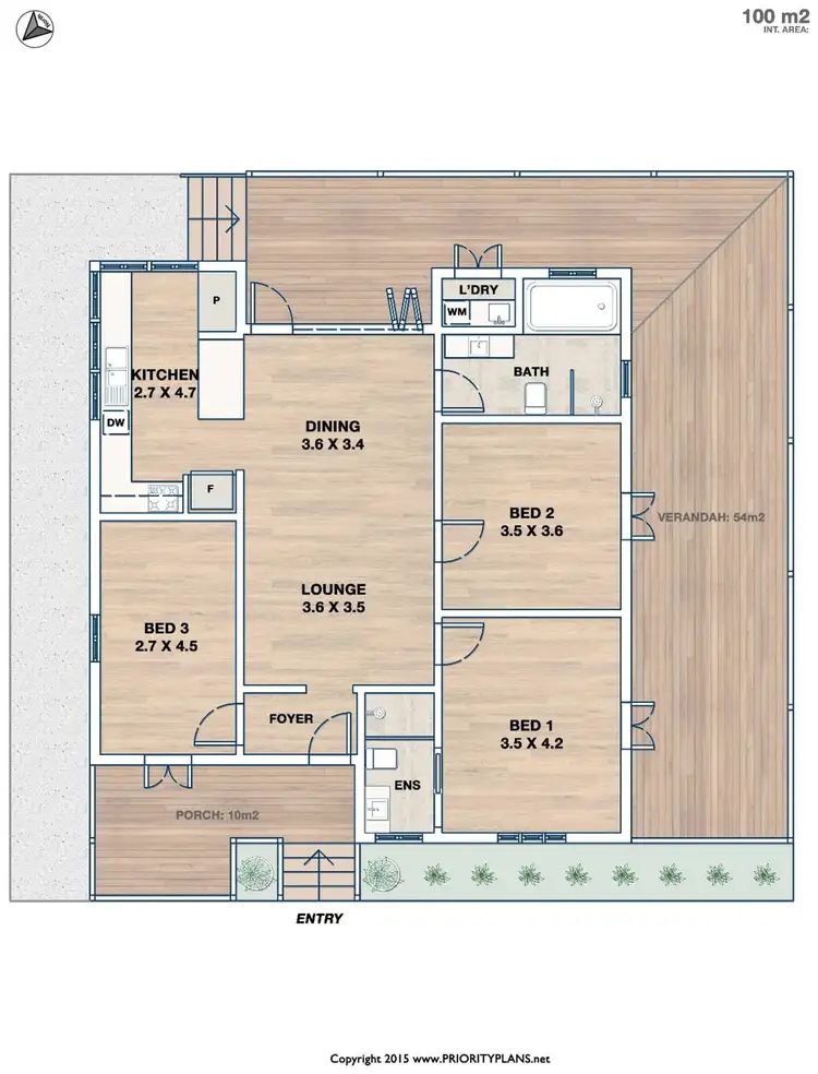 Floorplan of Homely house listing, 8 Staghorn Court, Bangalow NSW 2479
