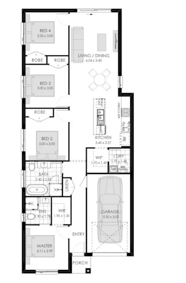 Floorplan of Homely house listing, Address available on request
