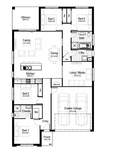 Floorplan of Homely house listing, Address available on request