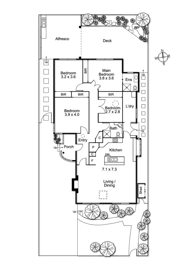 Floorplan of Homely house listing, 180 Normanby Avenue, Thornbury VIC 3071