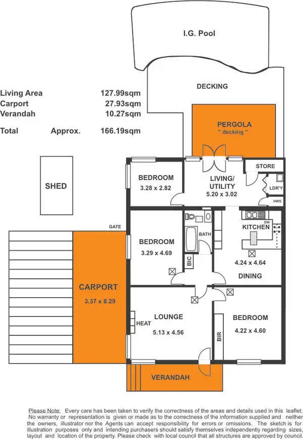 Floorplan of Homely semi-detached listing, 25 Stonyfell Road, Wattle Park SA 5066