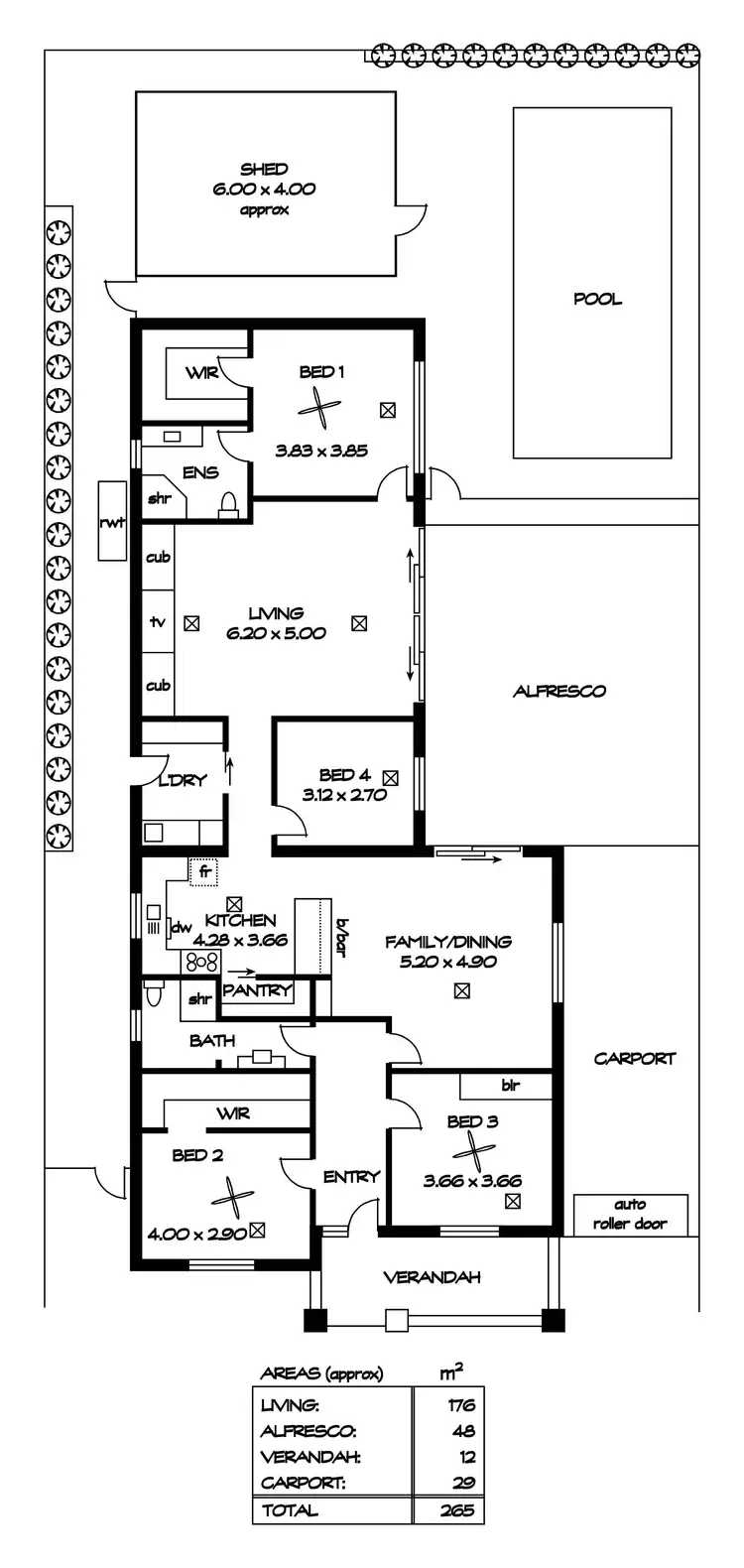 Floorplan of Homely house listing, 77 First Avenue, Nailsworth SA 5083