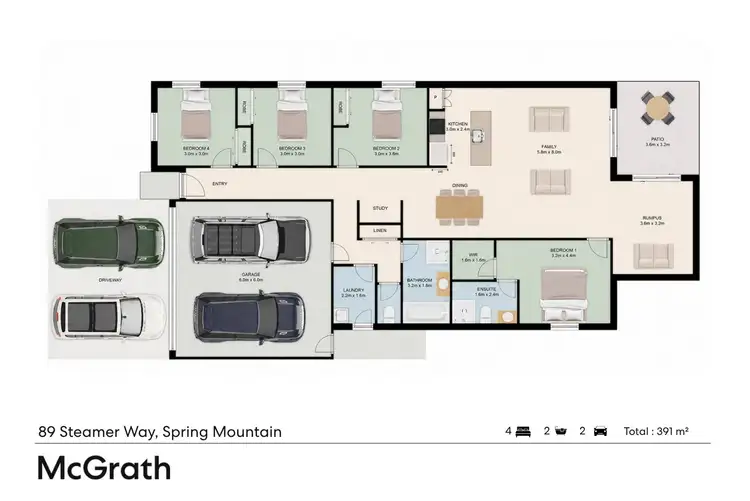 Floorplan of Homely house listing, 89 Steamer Way, Spring Mountain QLD 4300
