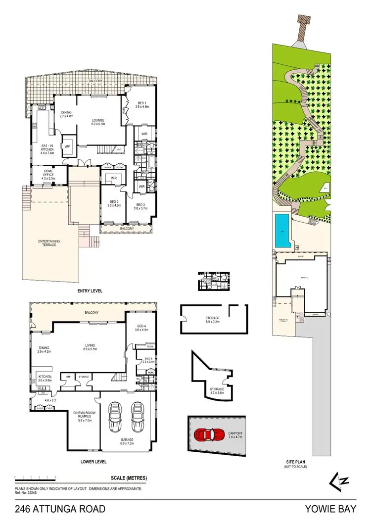 Floorplan of Homely house listing, 246 Attunga Road, Yowie Bay NSW 2228