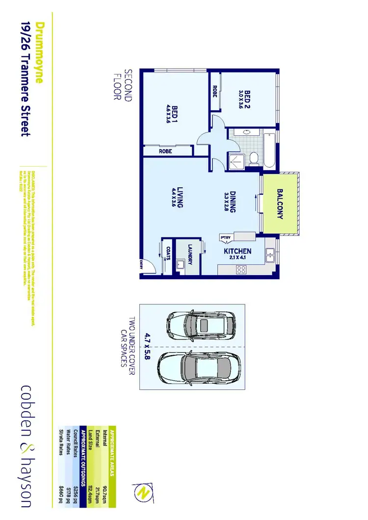 Floorplan of Homely apartment listing, 19/26 Tranmere Street, Drummoyne NSW 2047