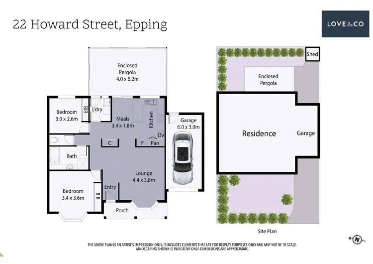 Floorplan of Homely house listing, 22 Howard Street, Epping VIC 3076