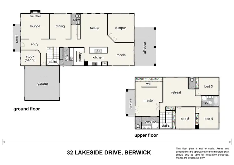 Floorplan of Homely house listing, 32 Lakeside Drive, Berwick VIC 3806