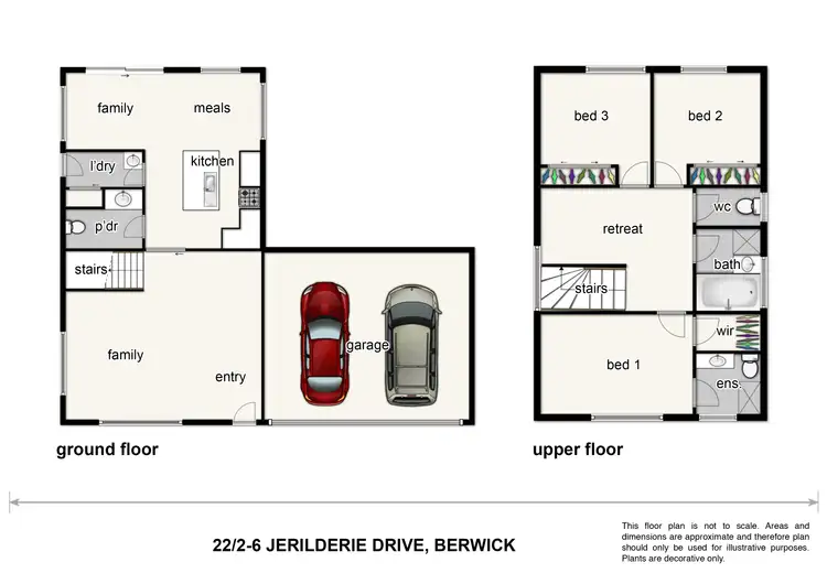Floorplan of Homely townhouse listing, 22/2-6 Jerilderie Drive, Berwick VIC 3806