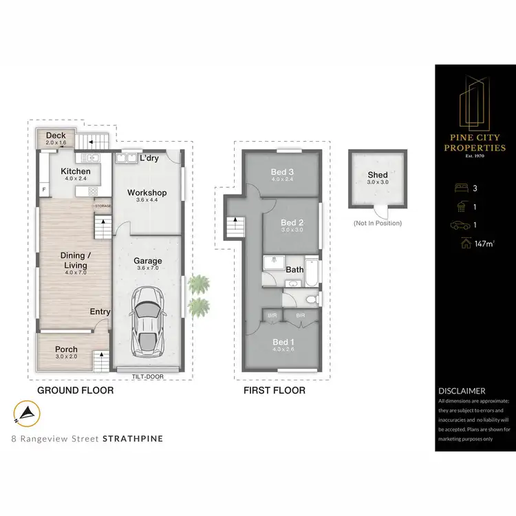 Floorplan of Homely house listing, 8 Rangeview Street, Strathpine QLD 4500