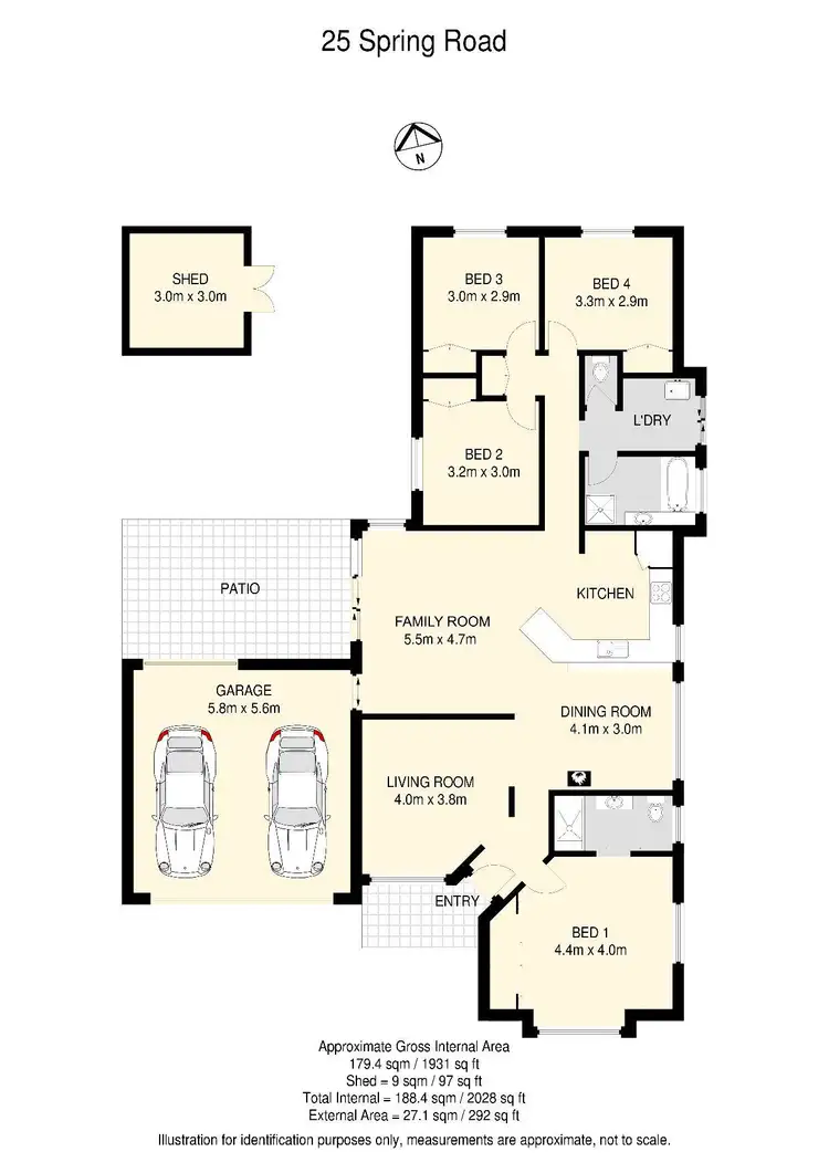 Floorplan of Homely house listing, 25 Spring Road, Kallangur QLD 4503
