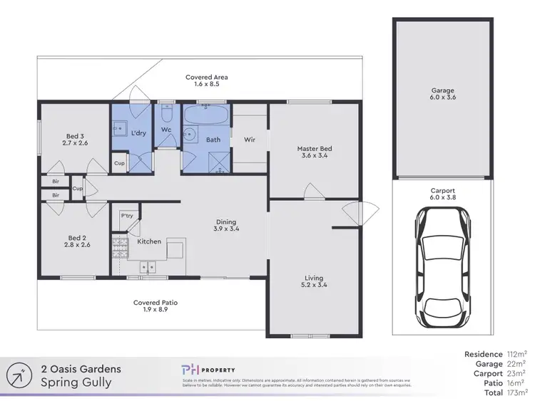 Floorplan of Homely house listing, 2 Oasis Gardens, Spring Gully VIC 3550