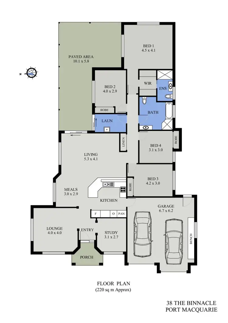 Floorplan of Homely house listing, 38 The Binnacle, Port Macquarie NSW 2444