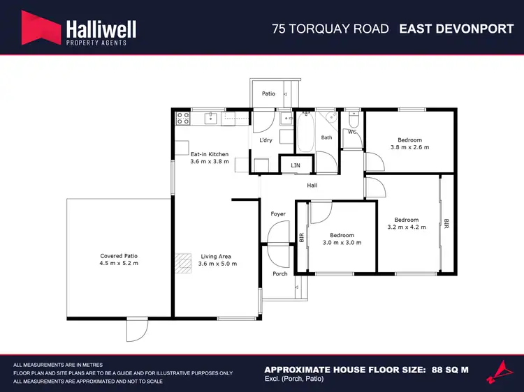 Floorplan of Homely house listing, 75 Torquay Road, East Devonport TAS 7310