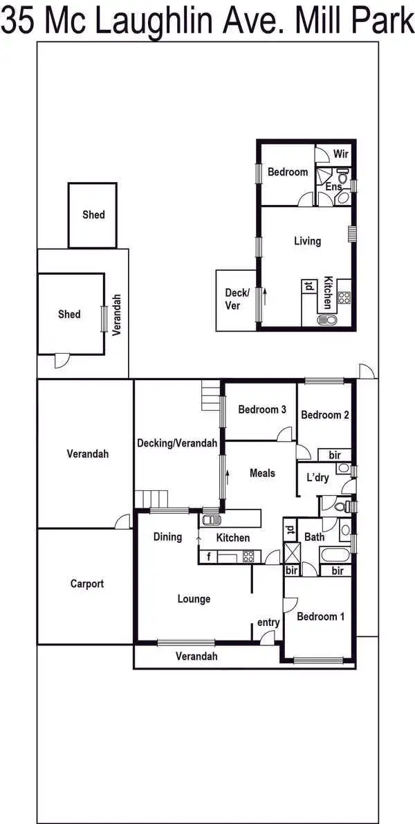 Floorplan of Homely house listing, 35 McLaughlin Crescent, Mill Park VIC 3082