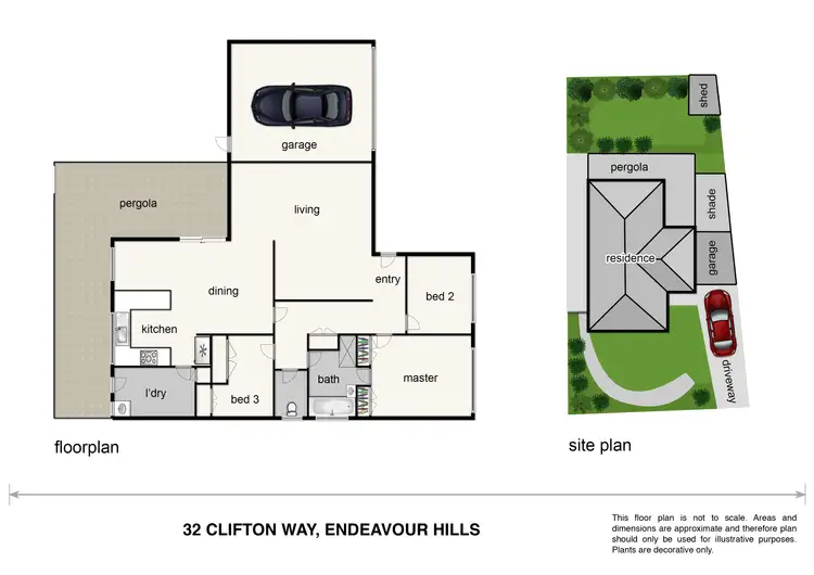 Floorplan of Homely house listing, 32 Clifton Way, Endeavour Hills VIC 3802