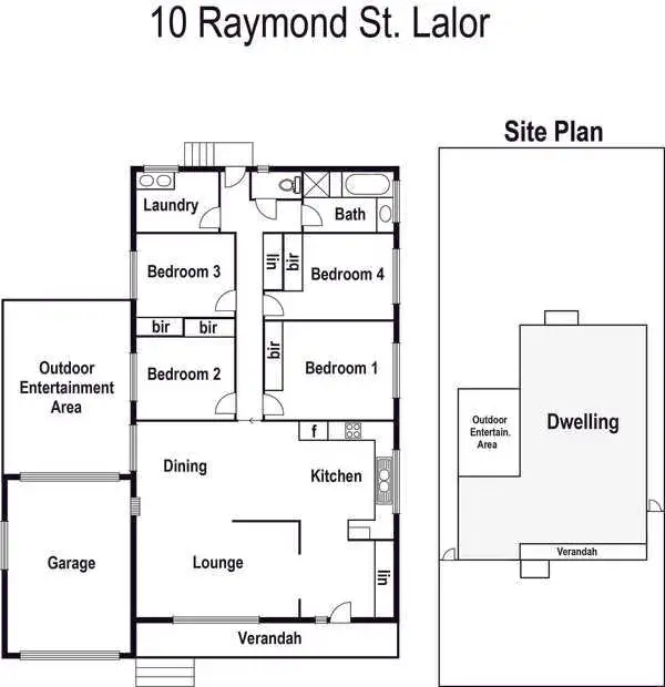 Floorplan of Homely house listing, 10 Raymond Street, Lalor VIC 3075