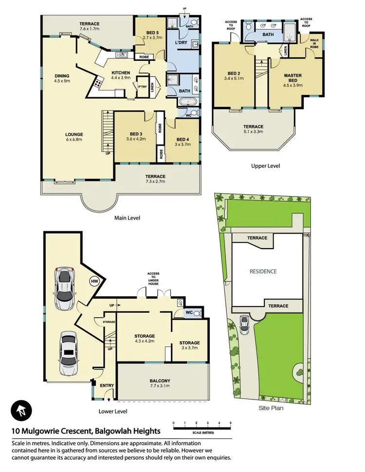 Floorplan of Homely house listing, 10 Mulgowrie Crescent, Balgowlah Heights NSW 2093
