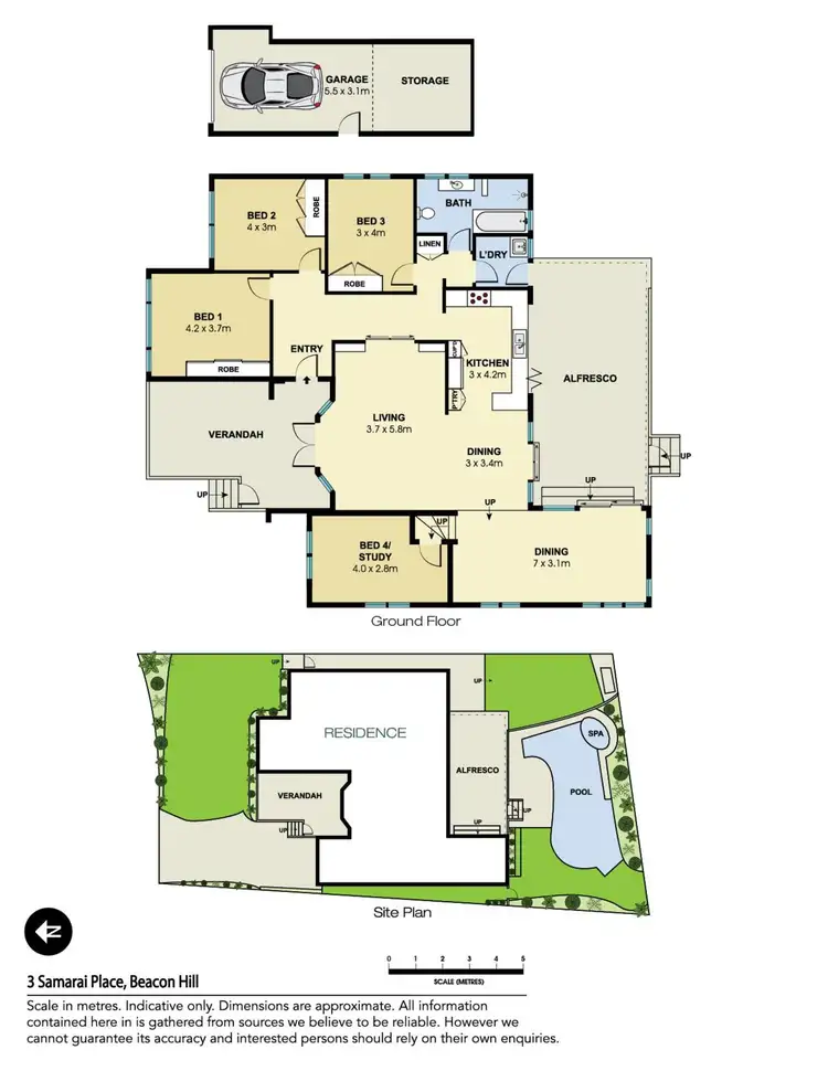 Floorplan of Homely house listing, 3 Samarai Place, Beacon Hill NSW 2100