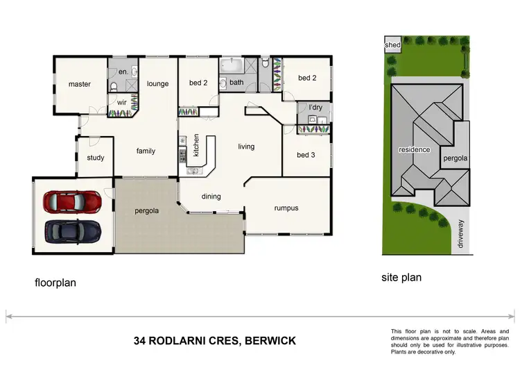 Floorplan of Homely house listing, 34 Rodlarni Crescent, Berwick VIC 3806