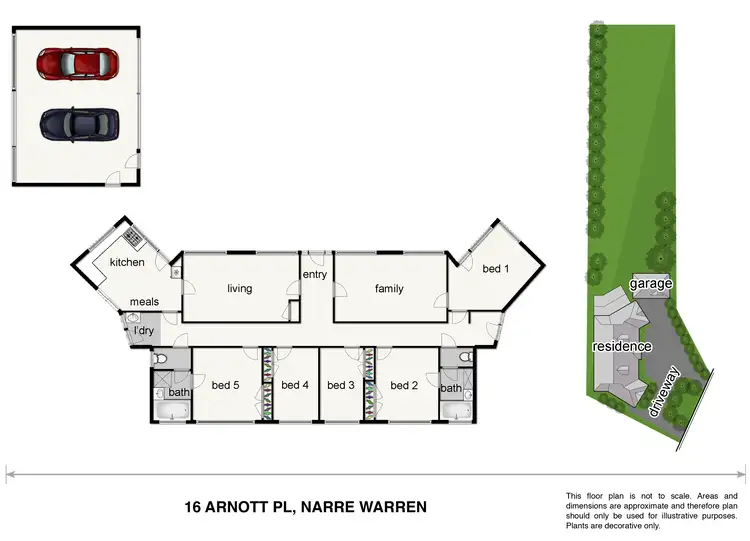 Floorplan of Homely house listing, 16 Arnott Place, Narre Warren North VIC 3804