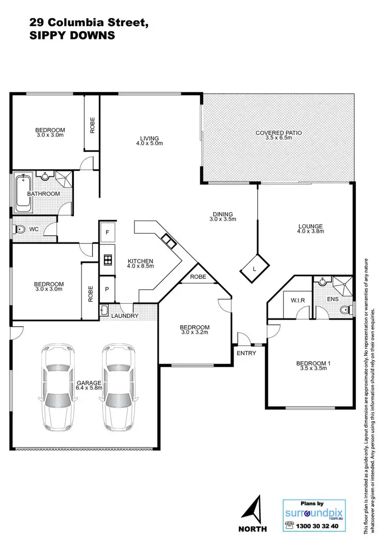 Floorplan of Homely house listing, 29 Columbia Street, Sippy Downs QLD 4556