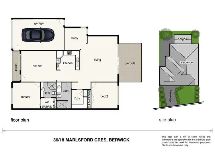 Floorplan of Homely unit listing, 36/18-26 Marlesford Crescent, Berwick VIC 3806