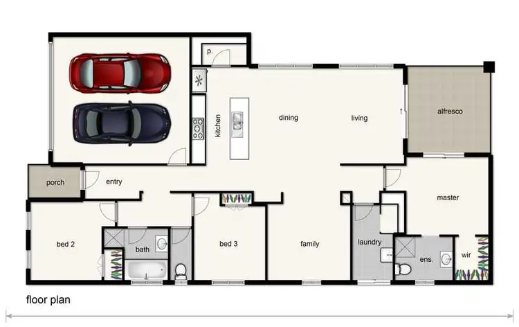 Floorplan of Homely house listing, 8 Stoneleigh Road, Cranbourne North VIC 3977