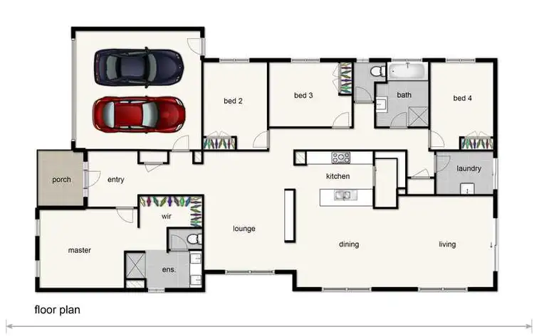 Floorplan of Homely house listing, 6 Stoneleigh Road, Cranbourne North VIC 3977