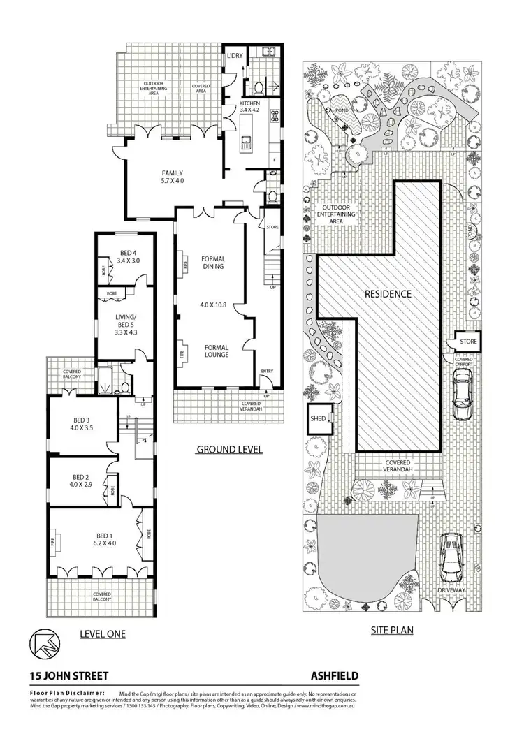 Floorplan of Homely house listing, 15 John Street, Ashfield NSW 2131