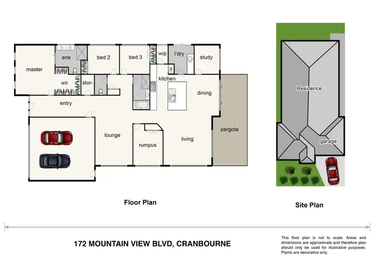 Floorplan of Homely house listing, 172 Mountainview Boulevard, Cranbourne North VIC 3977